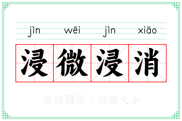浸微浸消