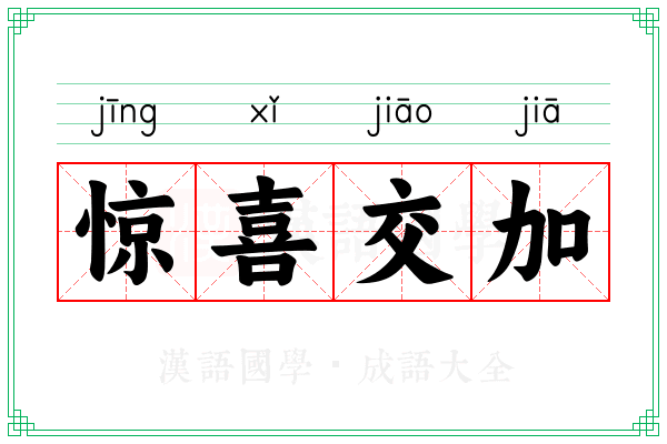 惊喜交加 惊喜交加