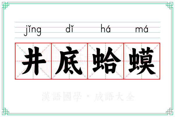 井底蛤蟆 井底蛤蟆