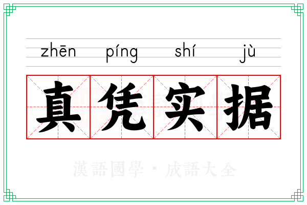 真凭实据 真凭实据
