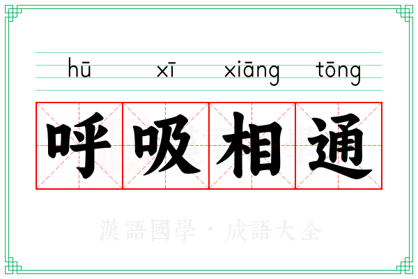 呼吸相通 呼吸相通