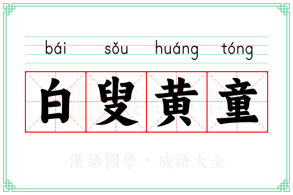 白叟黄童 白叟黄童
