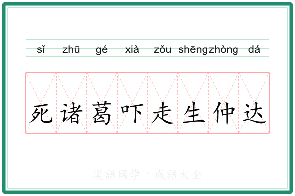 死诸葛吓走生仲达
