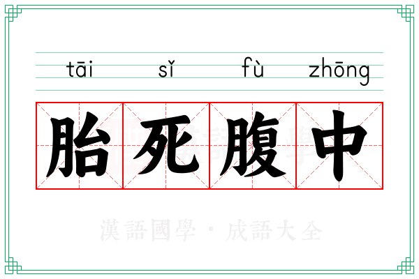 胎死腹中 胎死腹中