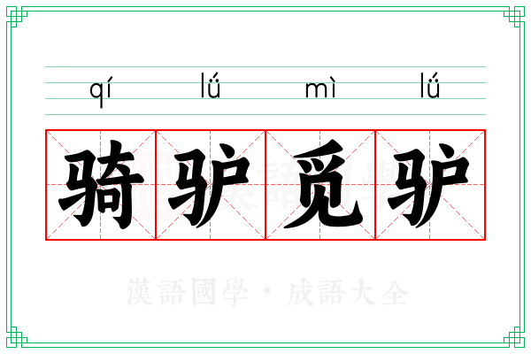骑驴觅驴 骑驴觅驴