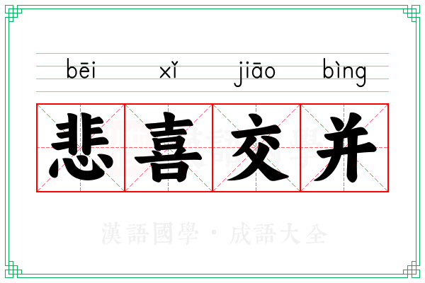 悲喜交并 悲喜交并