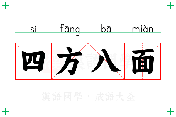 四方八面 四方八面