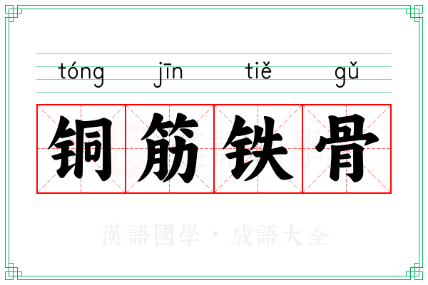 铜筋铁骨 铜筋铁骨