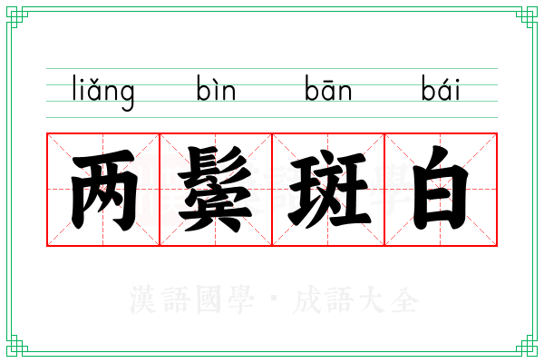 两鬓斑白 两鬓斑白