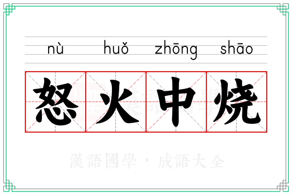 怒火中烧 怒火中烧