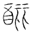 酾(传抄·宋·汗简)