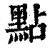 点(印刷字体·清·康熙字典)