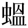 蝹