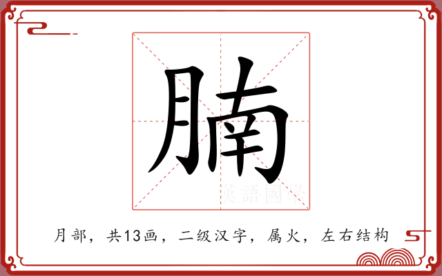 腩 腩