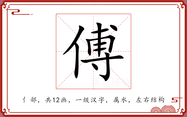 傅 傅