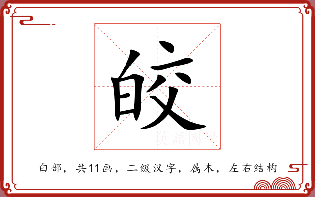 皎 皎