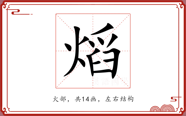 熖 熖
