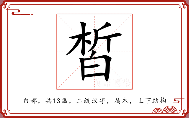 皙 皙