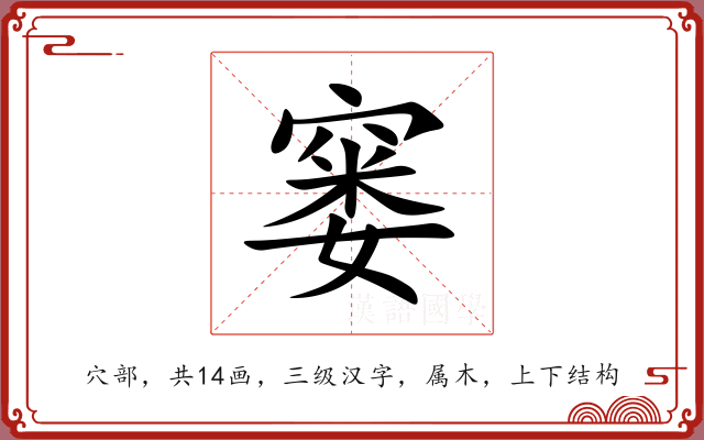 窭 窭