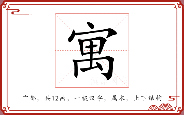 寓 寓