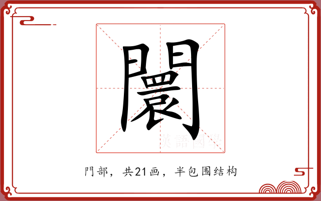 闤