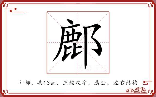 鄜 鄜