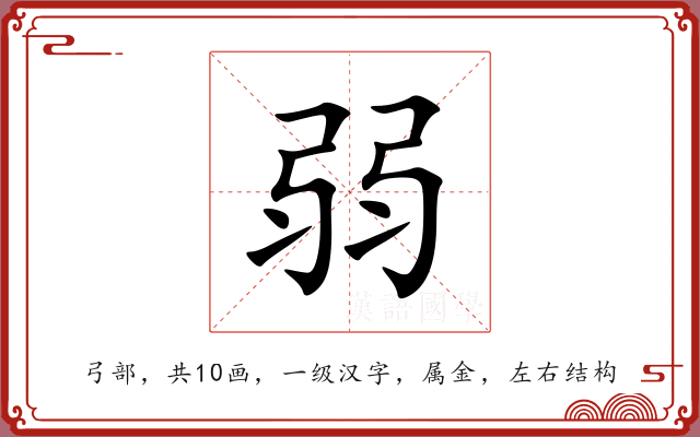 弱 弱