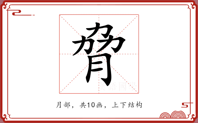 脅 脅