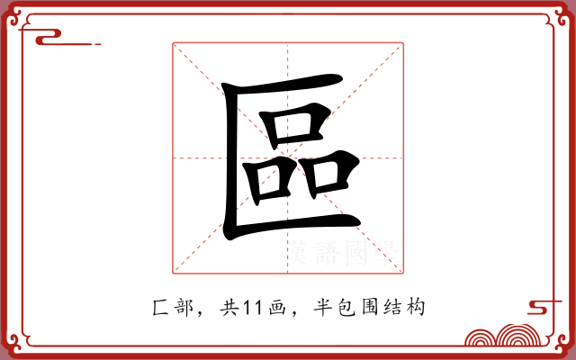 區 區