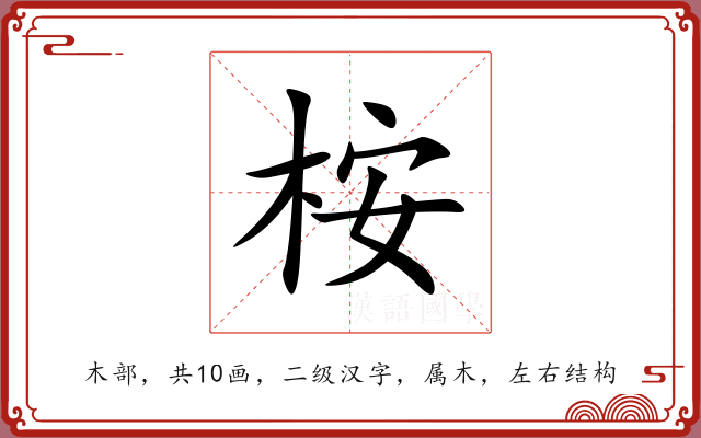 桉 桉