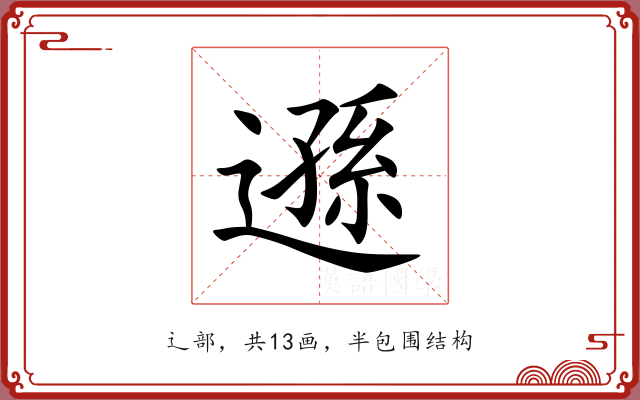 遜 遜