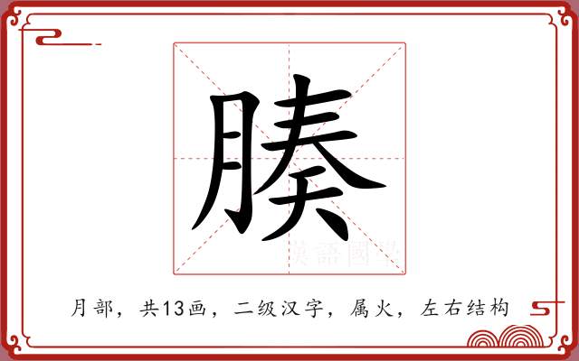 腠 腠